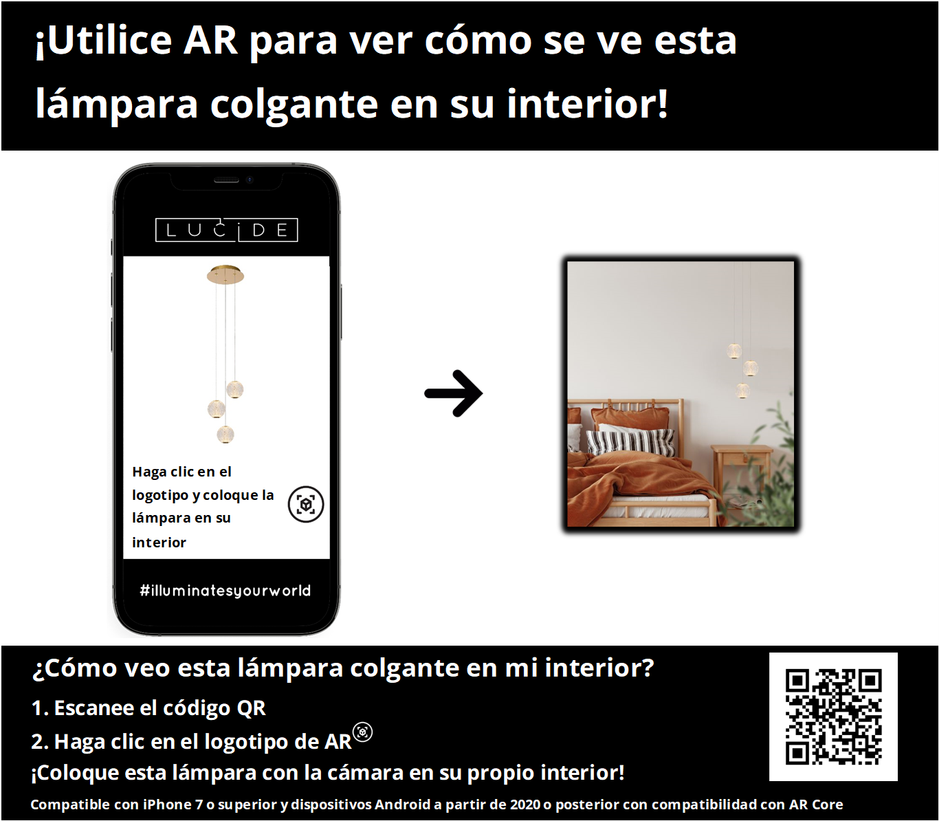 Hanglamp Cintra | 3 Lampen | Transparant