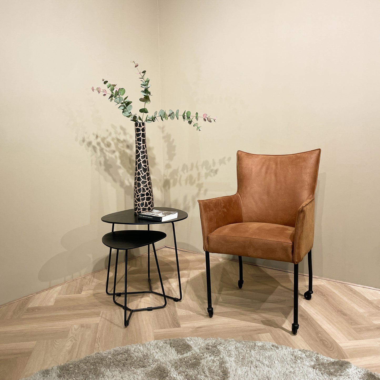 Salontafelset Ivy | Zwart Mangohout