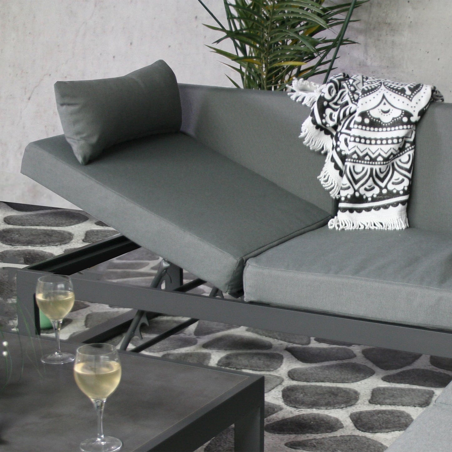 Loungeset Malaga | Grijs