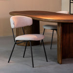 Eetkamerstoel Zack | Naturel Bouclé