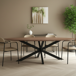 Eettafel James | Naturel Mangohout