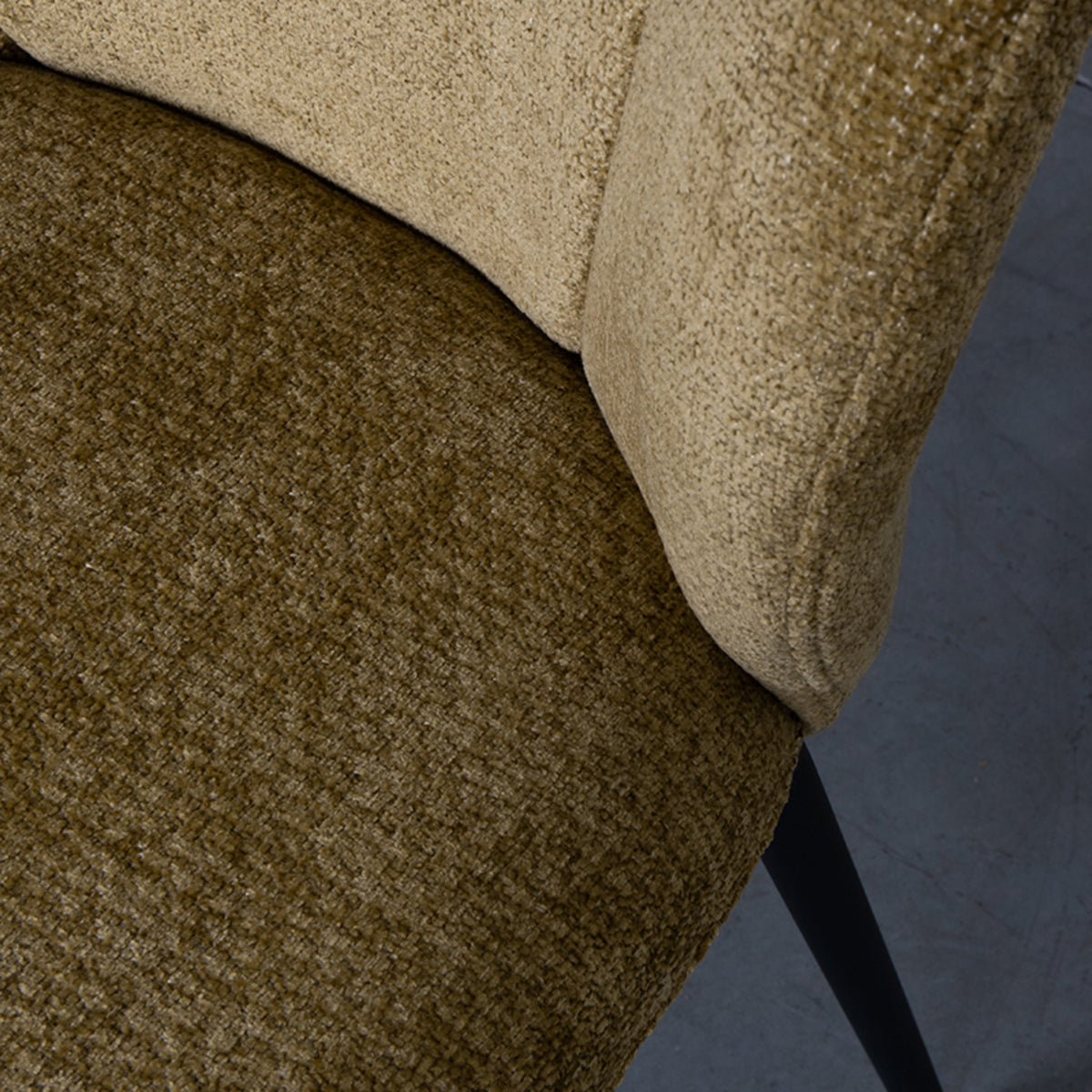 Eetkamerstoel Vino | Geel Stof