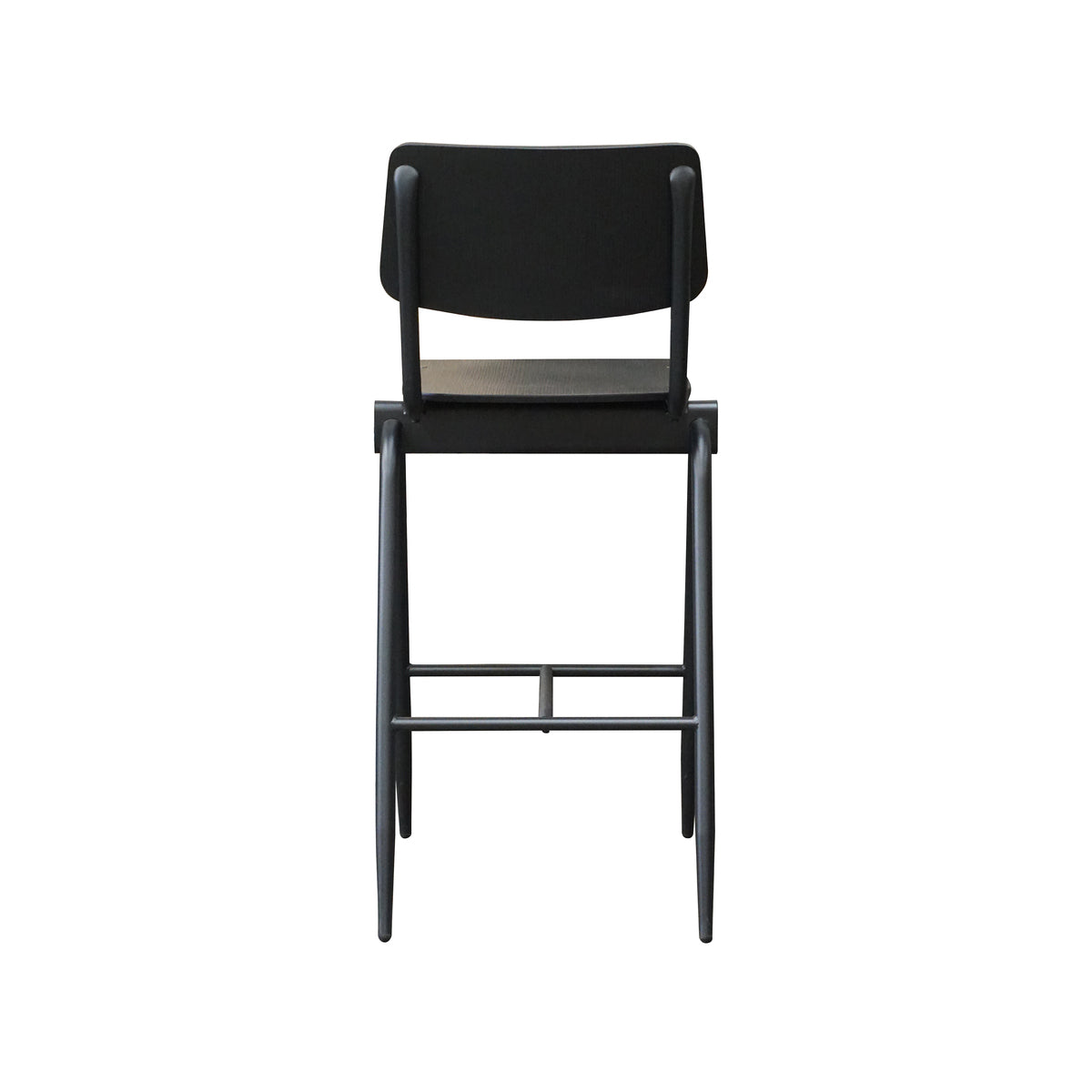 Barkruk Solid | Zwart Hout