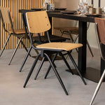 Eetkamerstoel Solid | Naturel Hout
