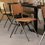 Eetkamerstoel Solid | Walnoot Hout