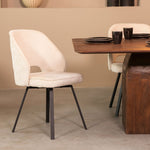 Eetkamerstoel Lewis | Crème Elegance