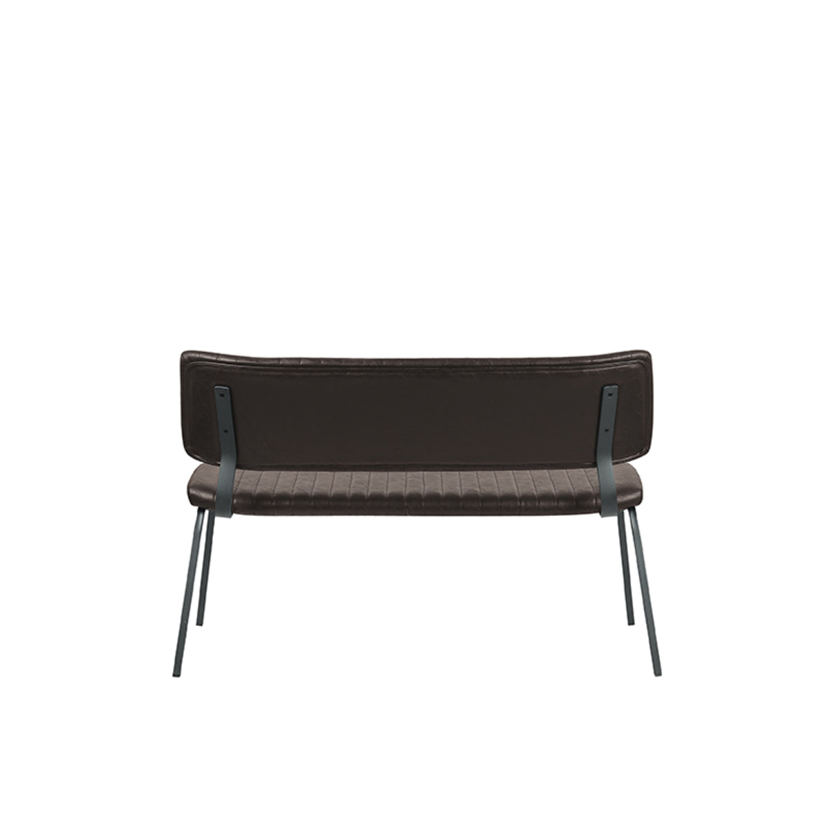 Eetkamerbank Gusto | Donkerbruin PU-Leder