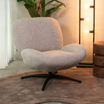 Fauteuil Clayton | Beige Stof