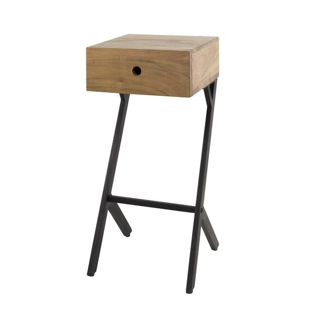 Nachtkastje Balance | 1 Lade | Massief Acacia Naturel