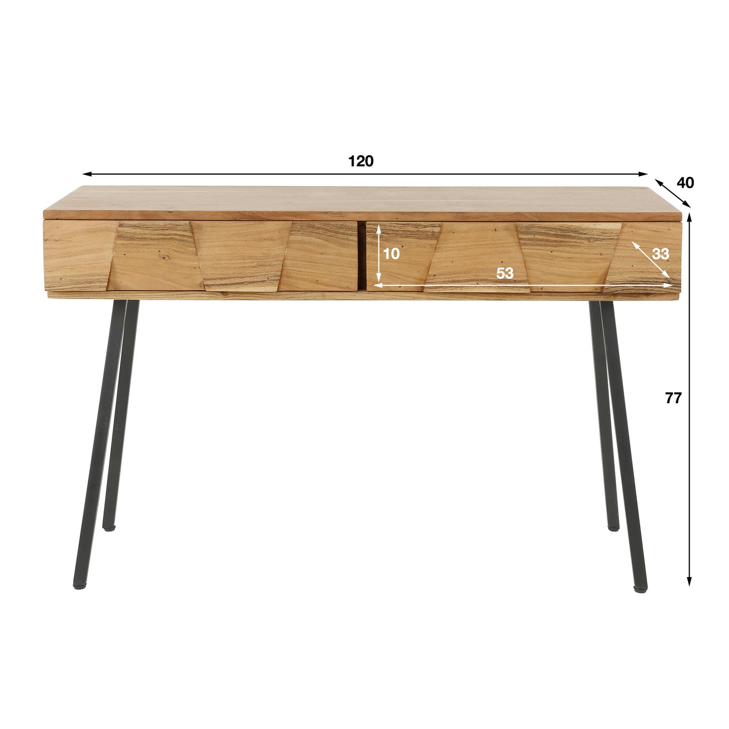 Sidetable Demn | Naturel Acaciahout