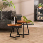 Bijzettafel Anna | Set Van 2 | Acaciahout