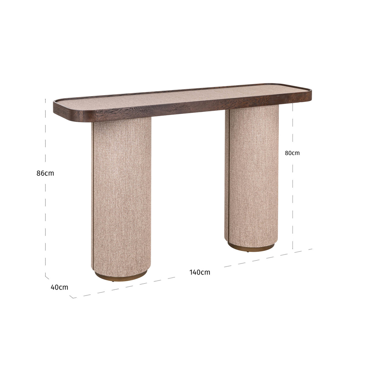 Sidetable Willox beige eikenhout