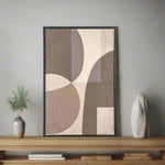 Wand decoratie Artemis | Bruin Stof