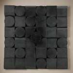 Wand decoratie Hades | Zwart Hout