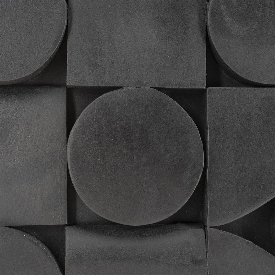 Wand decoratie Hades | Zwart Hout