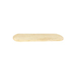 Wand decoratie Kiera naturel hout, vooraanzicht op witte achtergrond