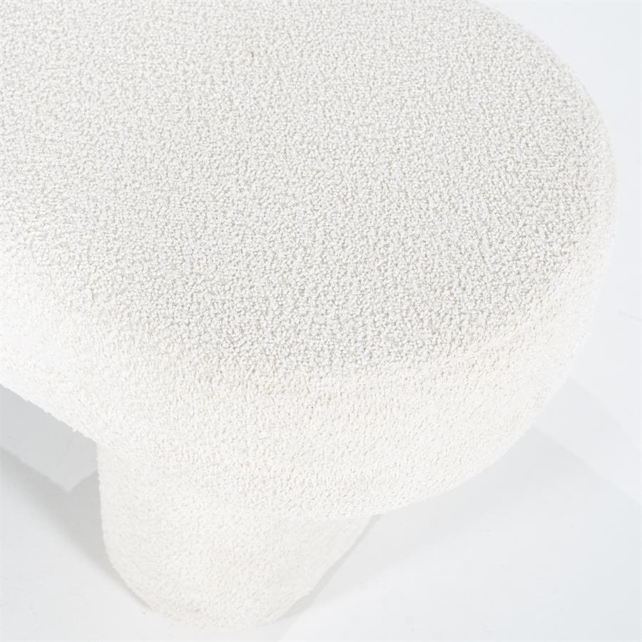 Poef Rama | Beige Polyester