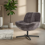 Fauteuil Derby | Bruin Stof