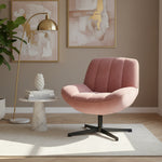 Fauteuil Derby | Roze Stof