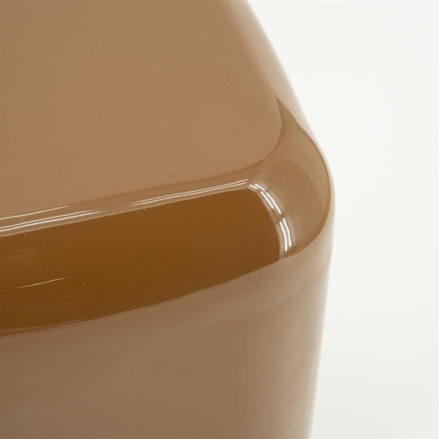 Poef Dixon | Bruin Metaal