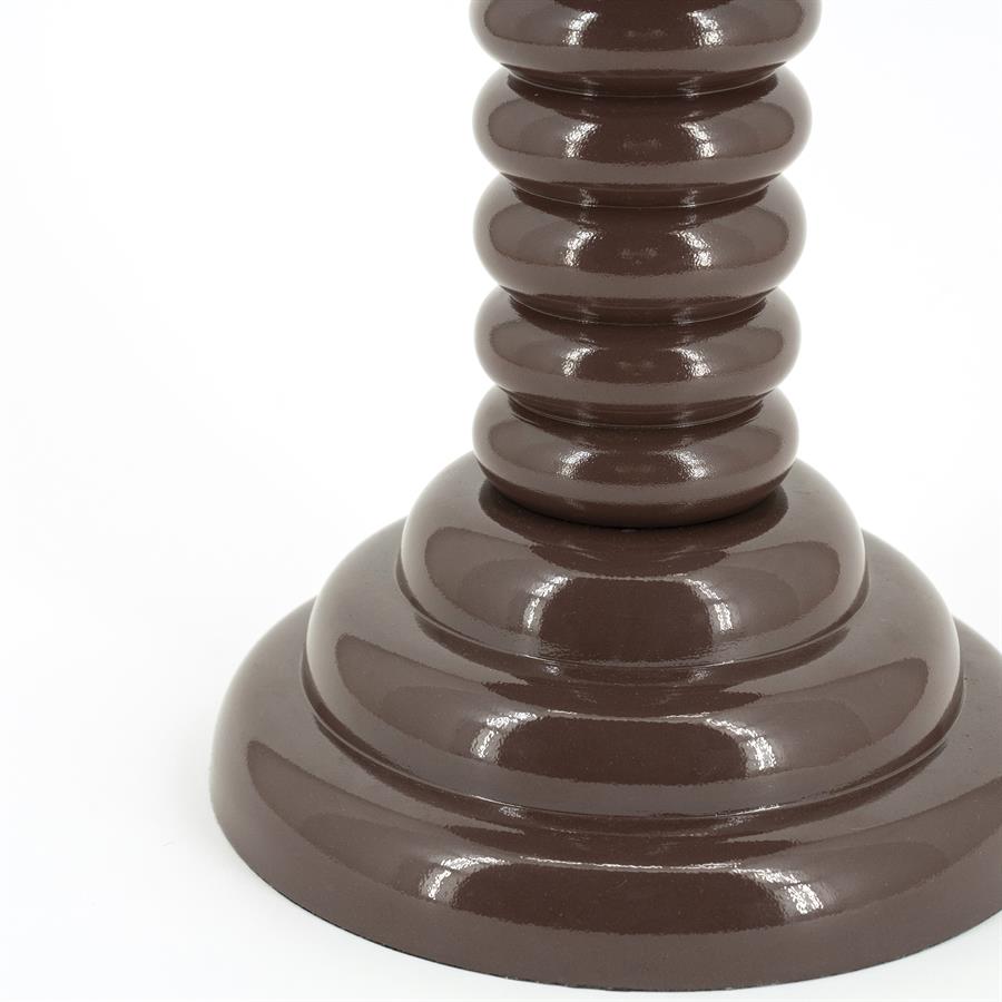 Bijzettafel Basco | Bruin Aluminium