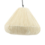 Hanglamp Lokta naturel papier, vooraanzicht op witte achtergrond