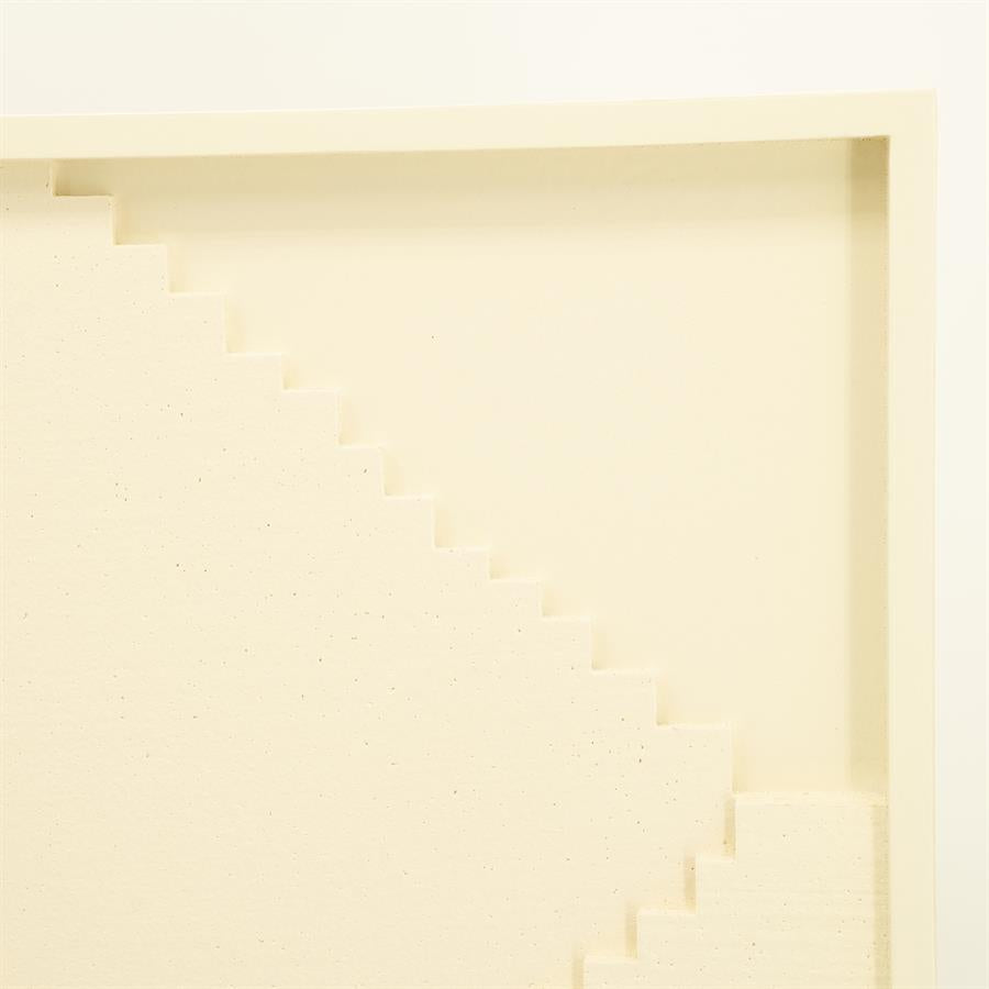 Wand decoratie Pluto | Wit Polyfoam