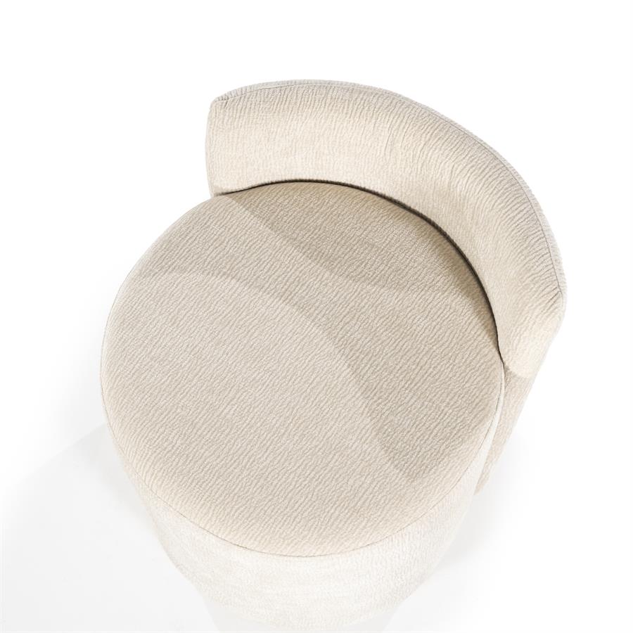 Poef Marque | Beige Stof