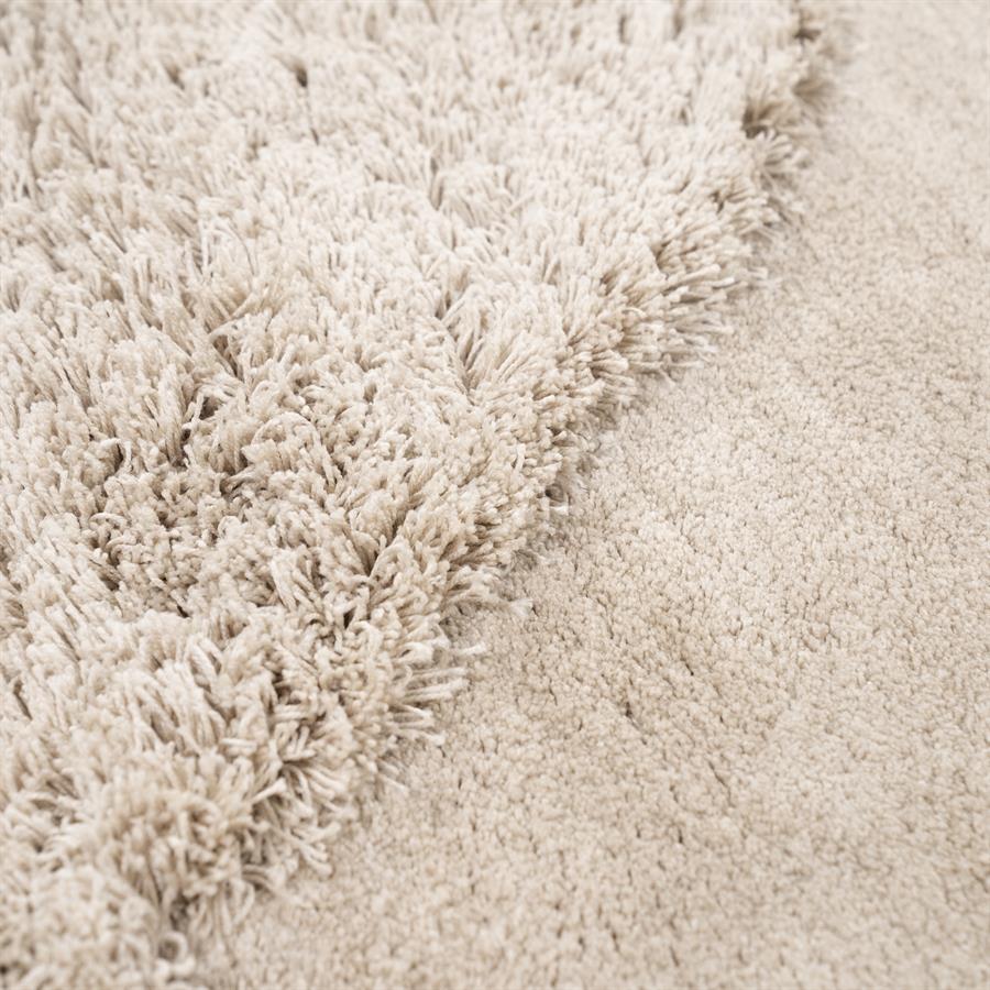 Vloerkleed Praia | Beige Polyester