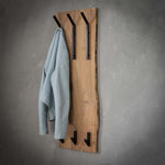 Kapstok Edge Hoog | Naturel Massief Acacia