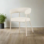 Eetkamerstoel Yovi | Beige Stof