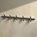 Wand decoratie Yuno | Zwart Metaal