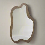 Spiegel Soraya | Naturel Glas & rubberhout