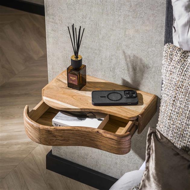 Nachtkastje Solea | Acaciahout Naturel