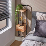 Nachtkastje Air Solid | Naturel Acaciahout