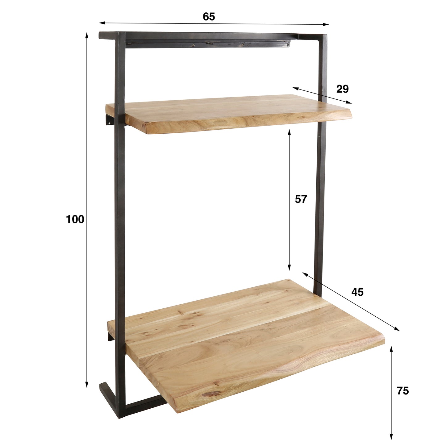 Bureau Air Solid | Naturel Acaciahout