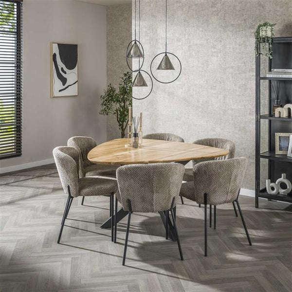 Eettafel Liliana | Driehoek | Acaciahout Naturel
