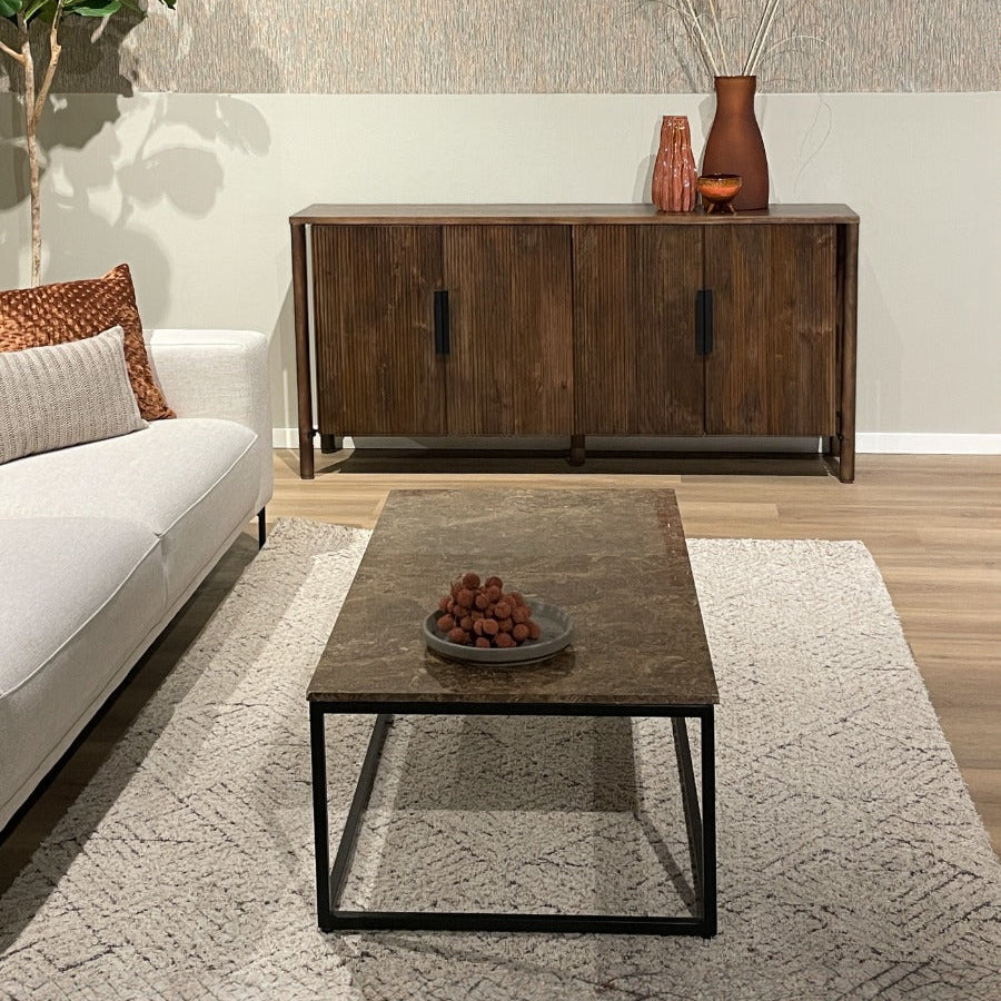 Salontafel Brix | Bruin Marmer
