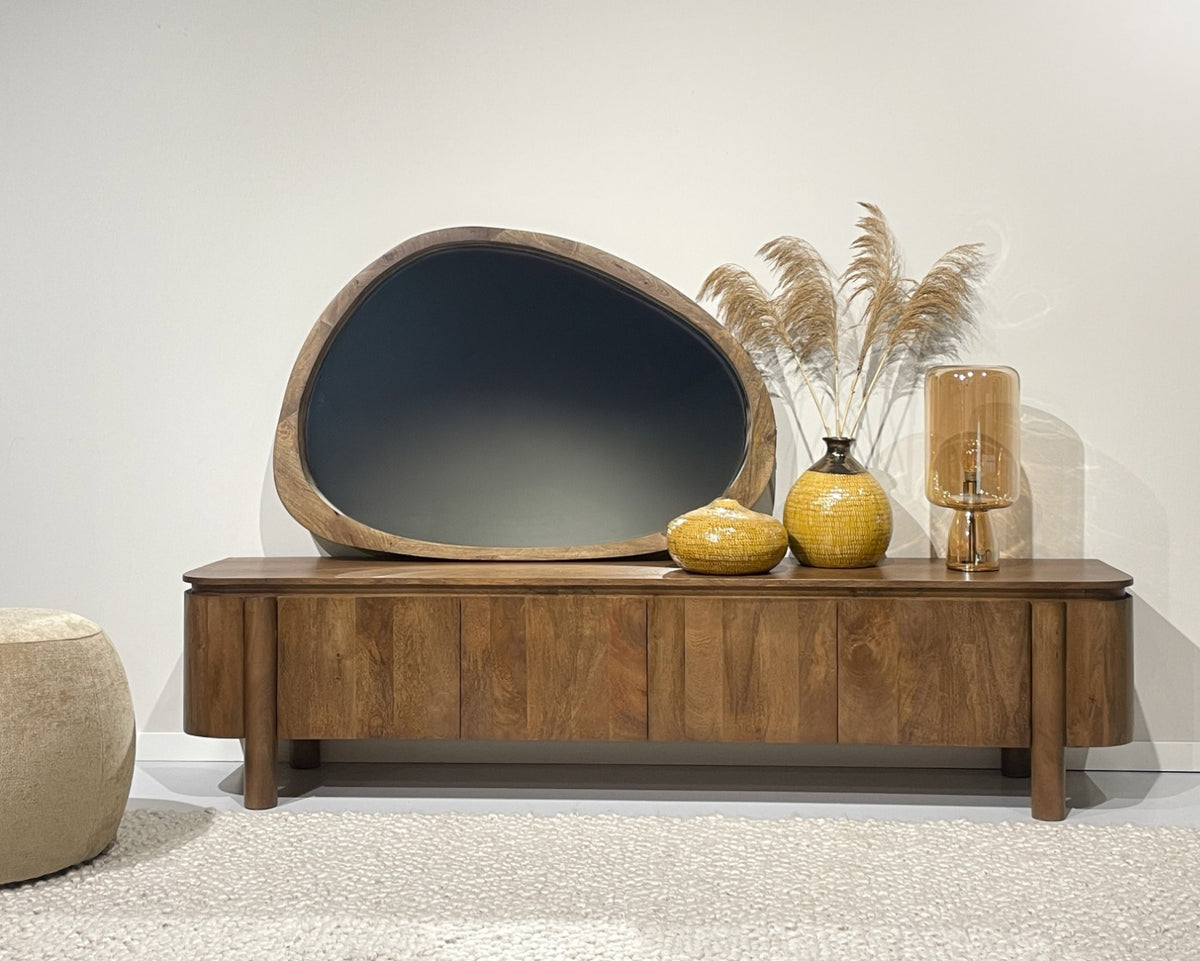 Tv-meubel Salano | Naturel Mangohout