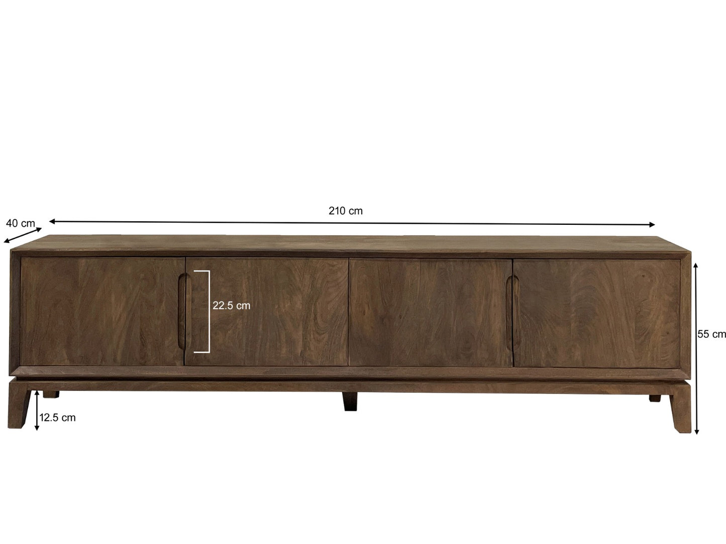 Tv-meubel Cortez | Bruin Mangohout