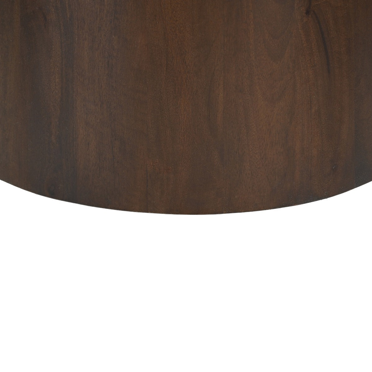 Eettafel Bottecino wit mangohout, detail van het materiaal