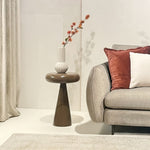 Bijzettafel Sam | Bruin Metaal