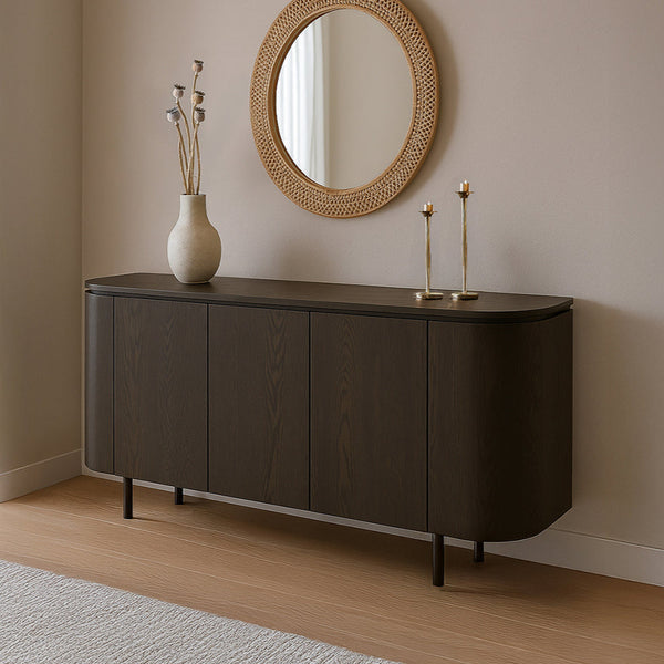 Dressoir Tobago | Bruin Eiken fineer