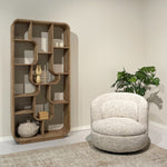 Boekenkast Logan | Bruin Mangohout