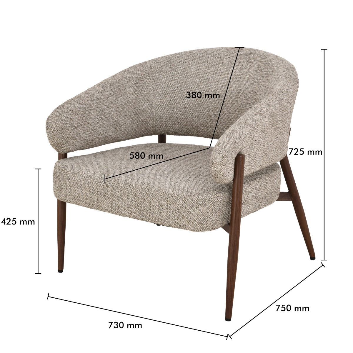 Fauteuil Hush | Stof