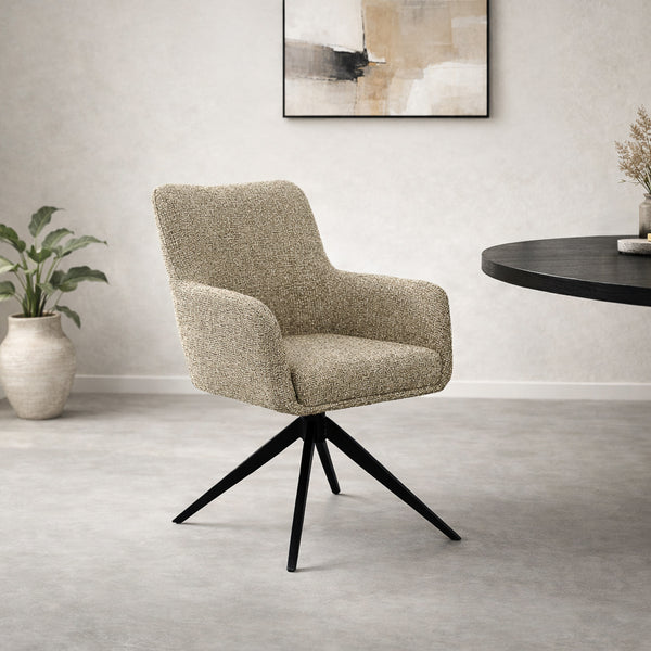 Eetkamerstoel Tara | Beige Stof
