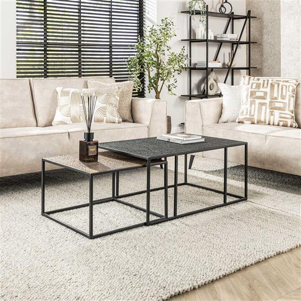 Salontafel Metallic | Grijs Metaal