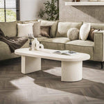 Salontafel Eloise | Marmer Composiet Wit