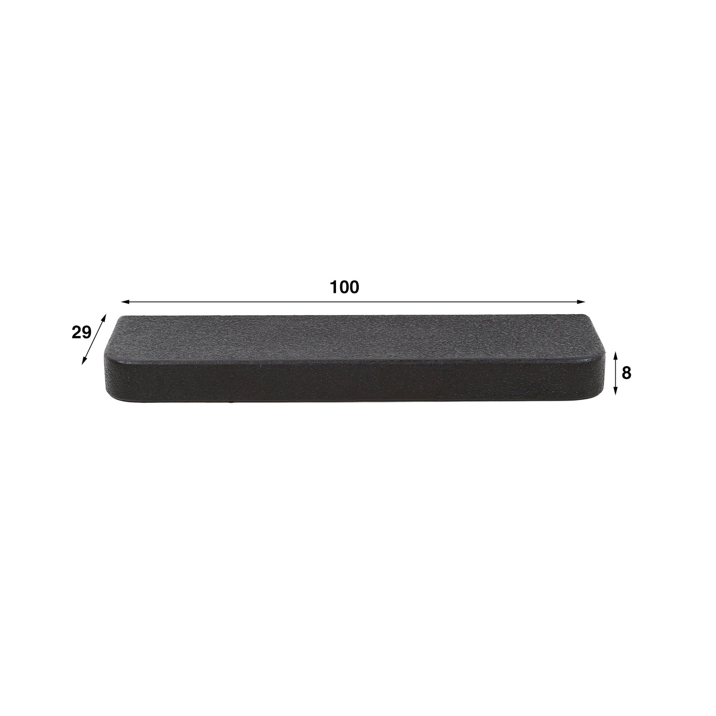 Wandplank 100cm | Metallic