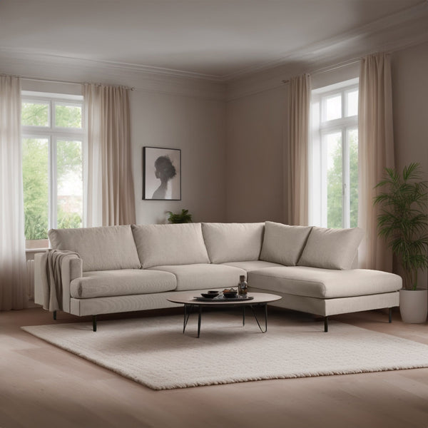 Hoekbank Twan | Beige Bjorn